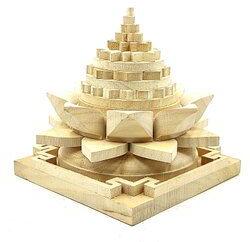 Wooden Lotus Shree Yantra