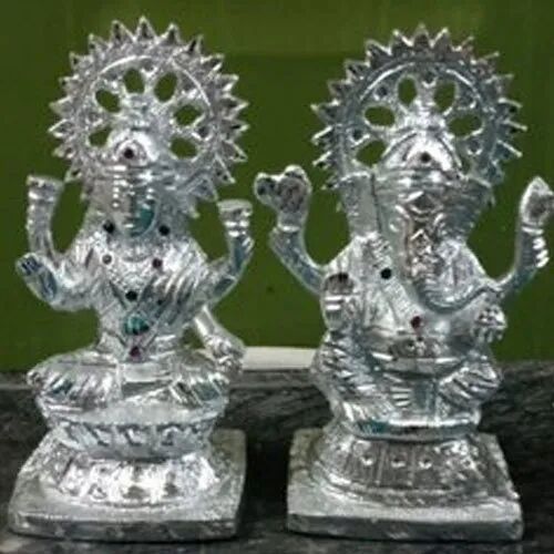 Rub Handicraft Traditional Laxmi Ganesh Statue, for Worship
