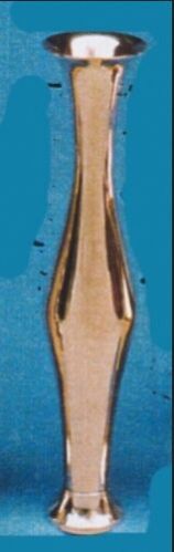 Polished Brass Flower Vase, For Decoration, Packaging Type : Carton Box