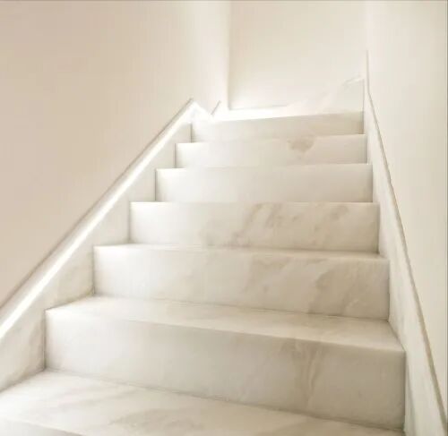 Marble Stairs, Color : White