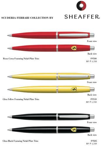 Metal Sheaffer Ferrari Ball Pens