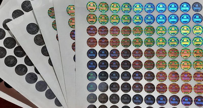 hologram sheet form labels