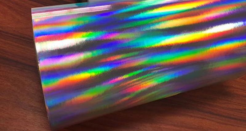 Polyster Seamless Metalized Holographic Films