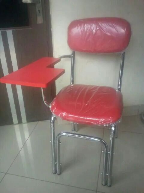 Red Writing Pad Chair