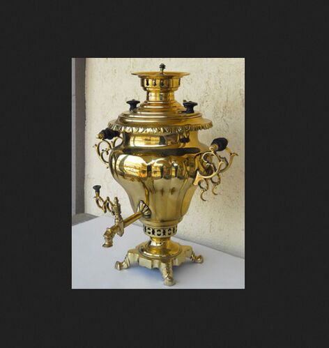 Brass Samovar, Color : Golden