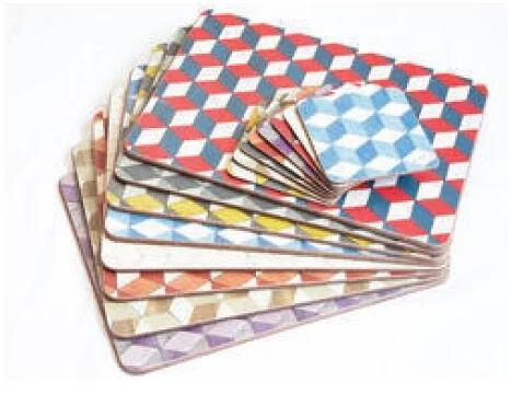 Rectangle Printed Table Mats, For Home, Offices, Color : Multi
