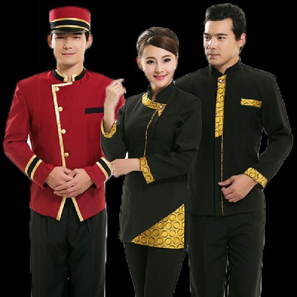 Plain Hotel Waiter Uniform, Size : S, XL