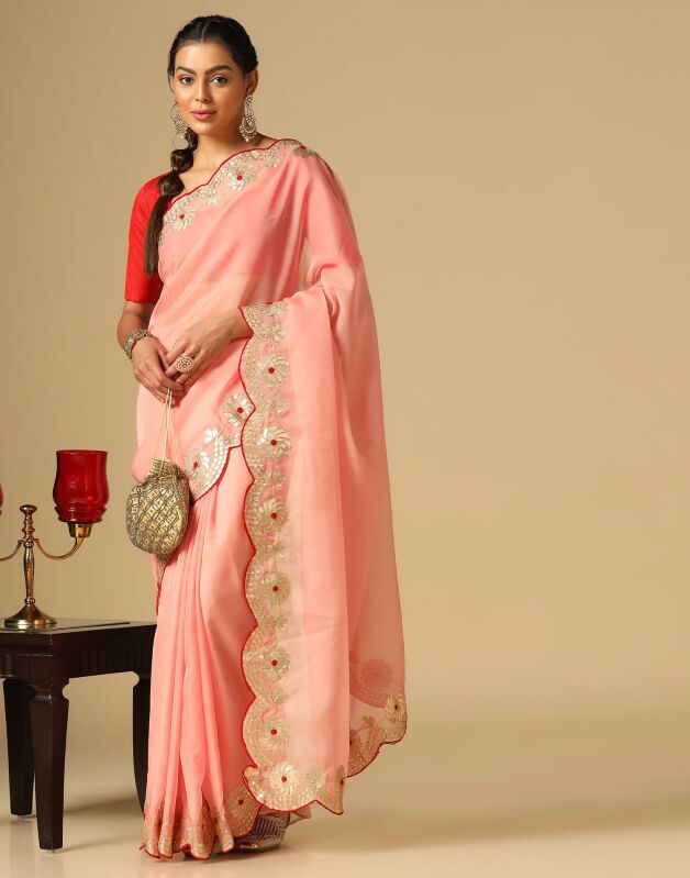 Silk Embroidery Saree, Saree Length : 5.50 Mtr