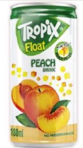 Tropix Float Peach Drink, Packaging Size : 180ml