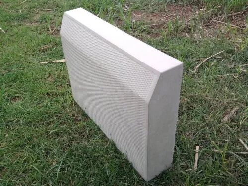 Rectangular Concrete Kerb Stone, Color : Gray
