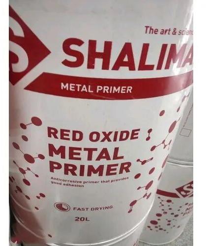 Shalimar Red Oxide Metal Primer, Packaging Size : 20 Liter