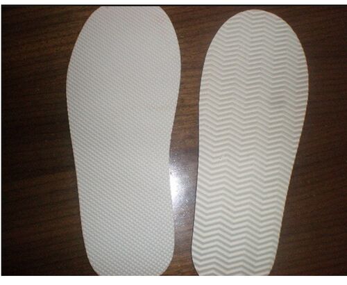 Plain EVA Slipper Sole, Color : White