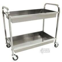 Classic Stainless Steel Serving Cart
