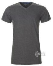 Dark Grey V-Neck Short Sleeve