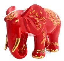 Red Wealth Elephant