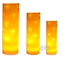 Savitur Orange Colour Lantern Candles