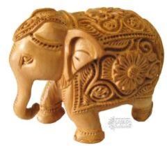 wooden elephant