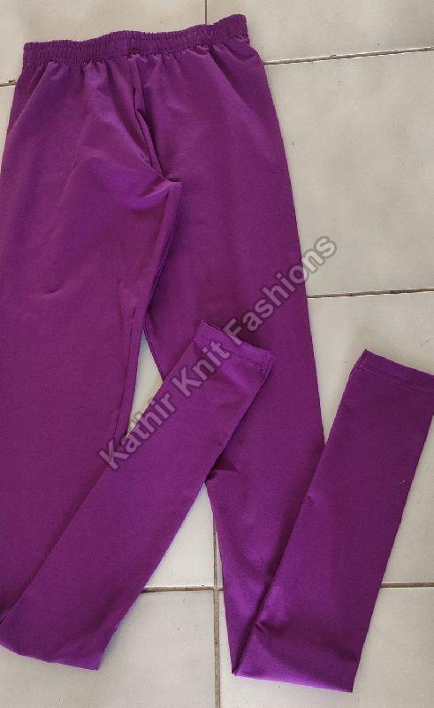 Lycra Plain Ladies Leggings, Technics : Machine Made