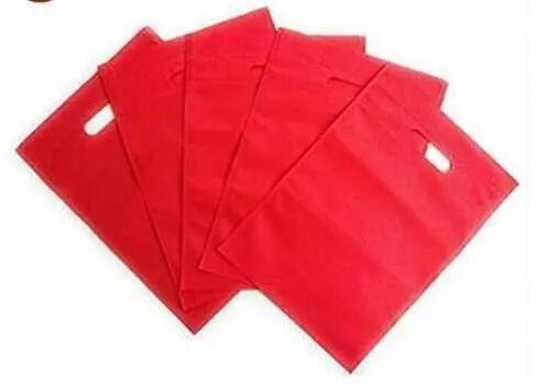 Plain Non Woven Carry Bag, Color : Red