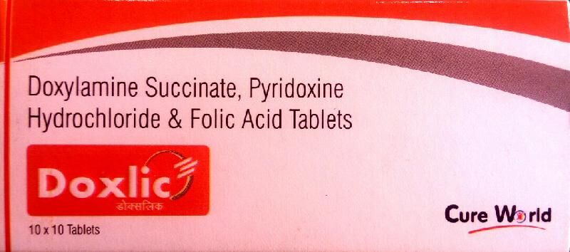Doxylamine, Pyridoxine & Folic Acid Tablet