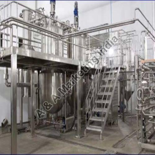 Silver Automatic Electric Jam Processing Plant