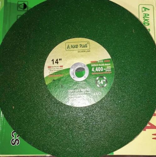 Green Cutting Wheels, Shape : Round