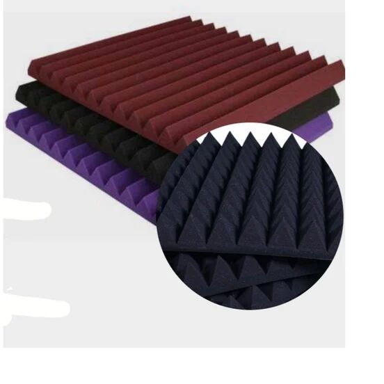 Rectangular Acoustic Foam Panel, Color : Black