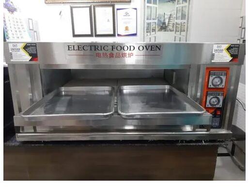 Stainless Steel Electric Baking Oven, for Restaurant, Color : Silver