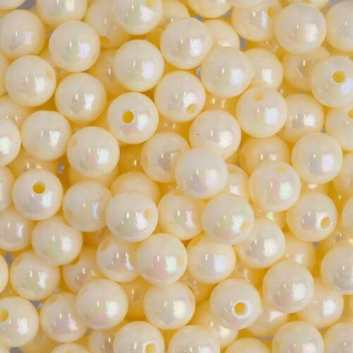 White Pearl Plastic Bead