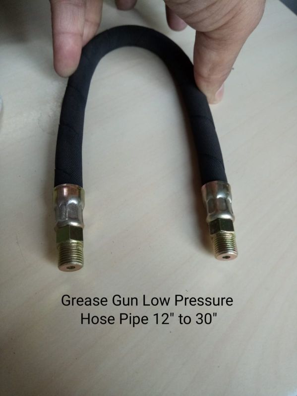 Polished Rubber Grease Gun Hose Pipe, Feature : Crack Free, Durable, High Ductility, High Tensile Strength