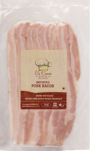 La Carne Pork Bacon Smoked, Packaging Type : Vaccum Packed