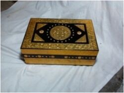MYYRA Polished Junglewood Antique Wooden Box, Shape : Rectangular, Square