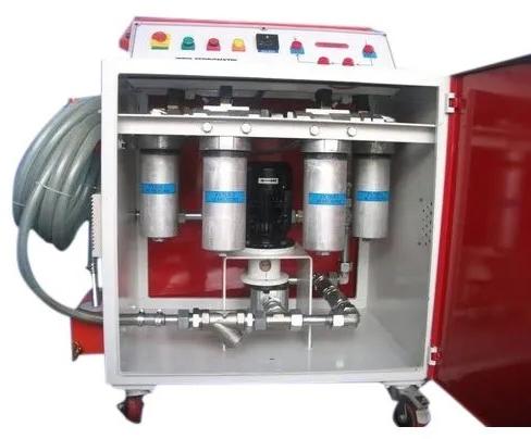 220-415V 3 Phase Hydraulic Oil Filtration Machine, Motor Power : 10HP