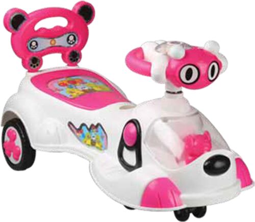 LWE Plastic Swing Car, Color : Pink