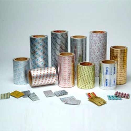 Soft Aluminum Printed Silver Blister Foils, for Pharmaceuticals Use, Feature : Heat Resistant, Maintain Temprature