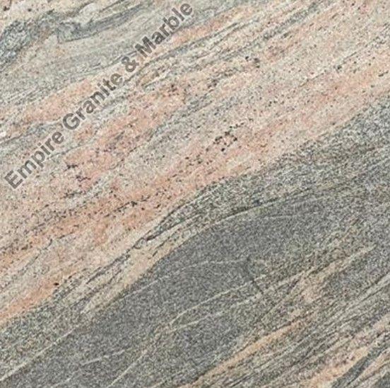 Rectangular Juparana Granite Slab, for Staircases, Kitchen Countertops, Flooring, Overall Length : 6-9 Feet