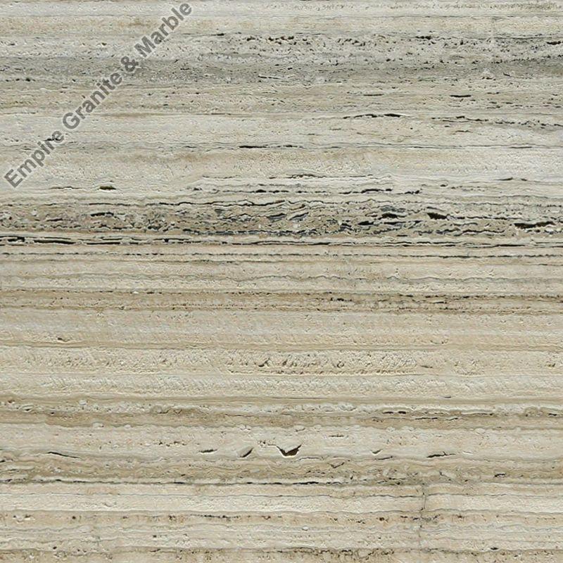 Silver Travertine Marble Slab