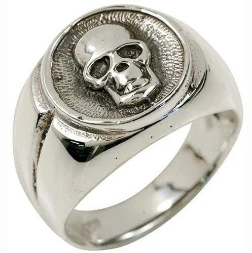 Silver Skull Ring, Gender : Male