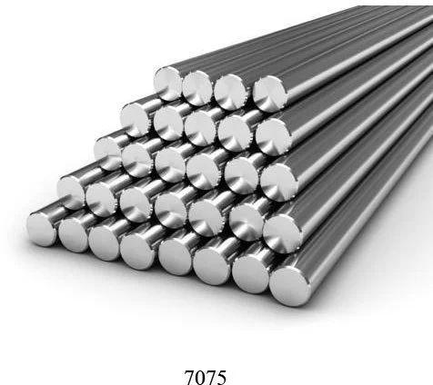 Aluminium 7075 Round Bar, for Industrial, Color : Silver