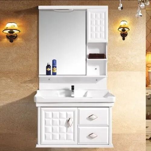 PVC Bathroom Vanity Cabinet, Mount Type : Wall Mounted