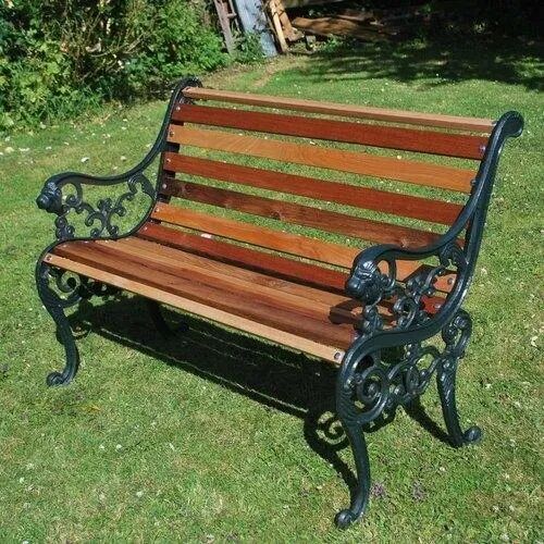 Cast Iron Bench, for Garden, Park