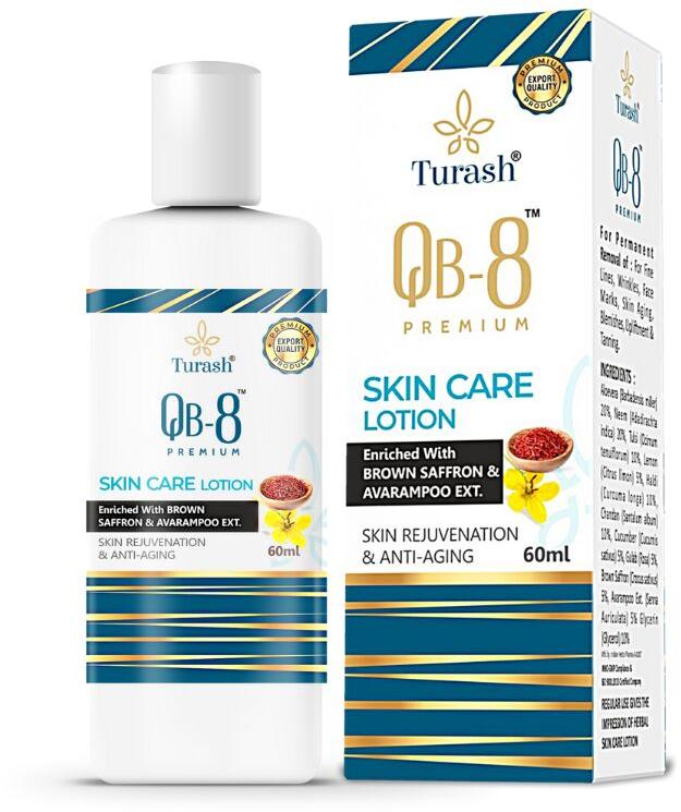 Turash QB-8 Herbal Skin Lotion, Packaging Type : Plastic Bottles