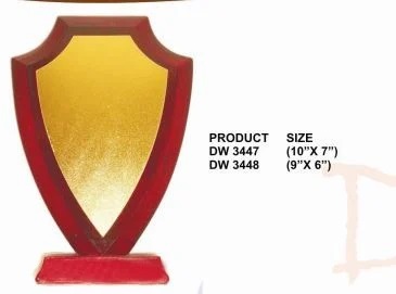 Wooden Trophy, Feature : Attractive finish, Assorted dimensions, High wearing resistance