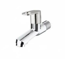 Brass Bib Cock, For Bathroom Fittings, Color : Silver