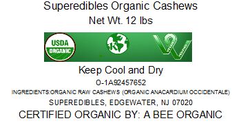 Superedibles Organic Cashews