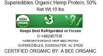 Superedibles Organic Hemp Protein