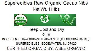 Superedibles Raw Organic Cacao Nibs