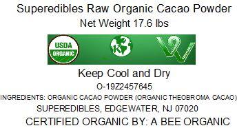 Superedibles Raw Organic Cacao Powder