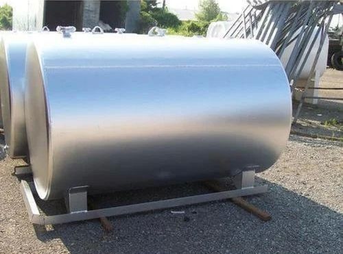 Round Stainless Steel Chemical Storage Tank, Color : Blue
