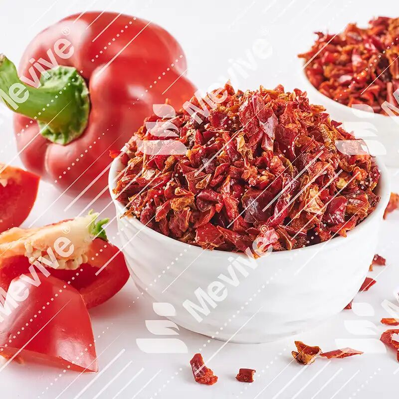 Mevive International Natural Dehydrated Red Capsicum Flakes